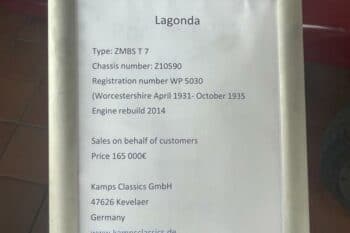 Lagonda T7 3l